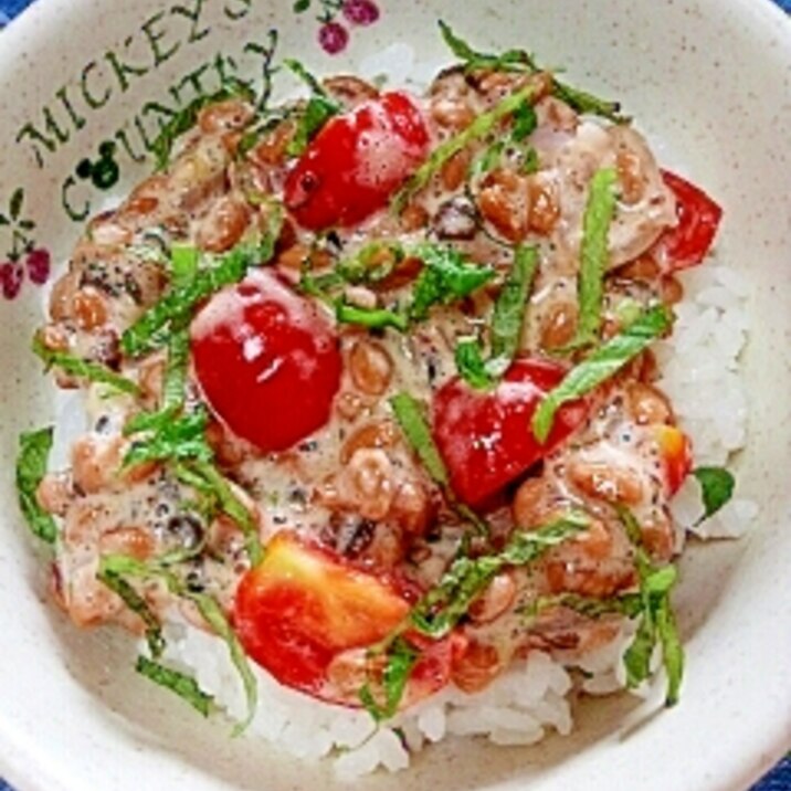 納豆の食べ方 梅しそトマト レシピ 作り方 By Nyan260 楽天レシピ 納豆の食べ方 梅しそトマト レシピ 作り方 By Nyan260 楽天レシピ